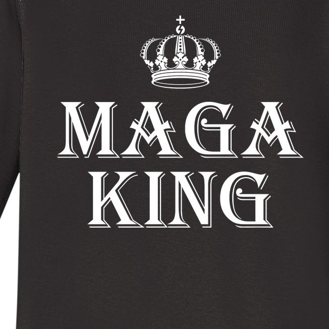 Maga King The Great Maga King Ultra Maga Trump 2024 Baby Long Sleeve Bodysuit