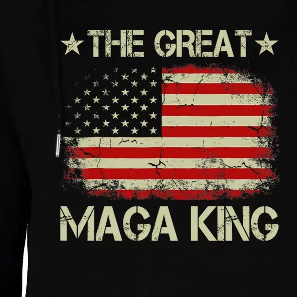 Maga King, The Great Maga King, Ultra Maga Womens Funnel Neck Pullover Hood