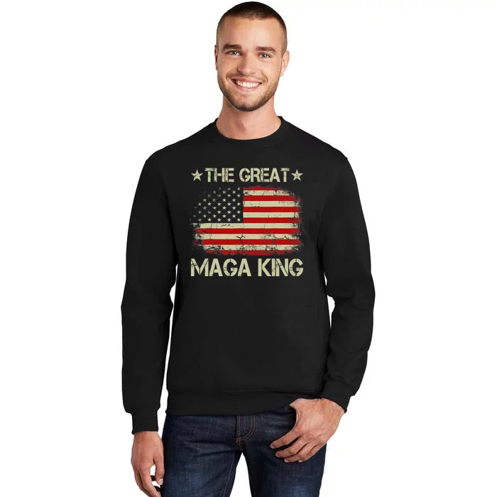 Maga King, The Great Maga King, Ultra Maga Tall Sweatshirt