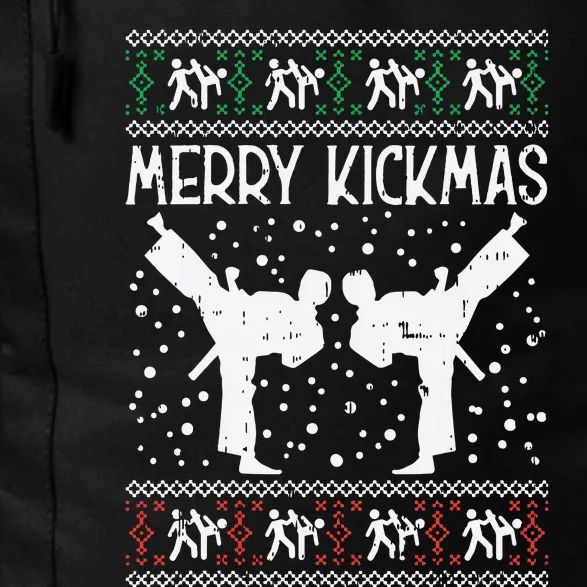 Merry Kickmas Ugly Christmas Karate Jiu Jitsu Martial Gift Daily Commute Backpack