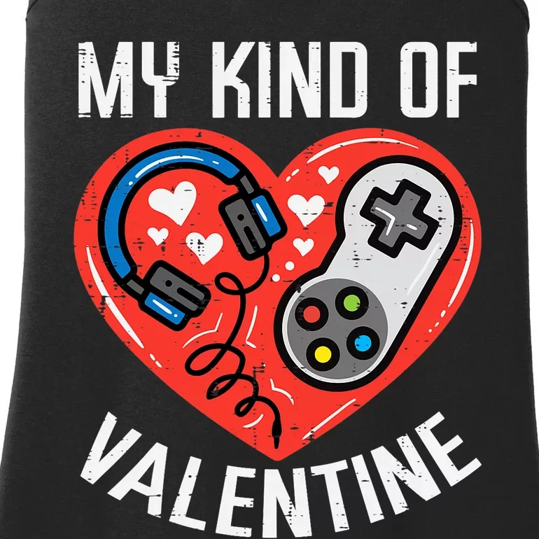 My Kind Valentine Gamer Valentines Day Gaming Ladies Essential Tank