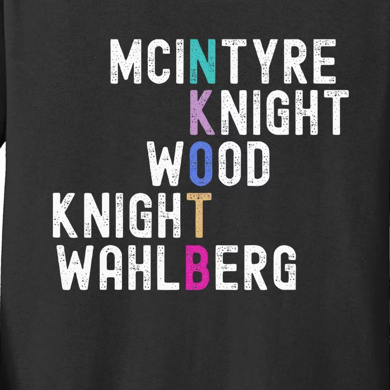 Mcintyre Knight Wood Knight Wahlberg Kids Long Sleeve Shirt