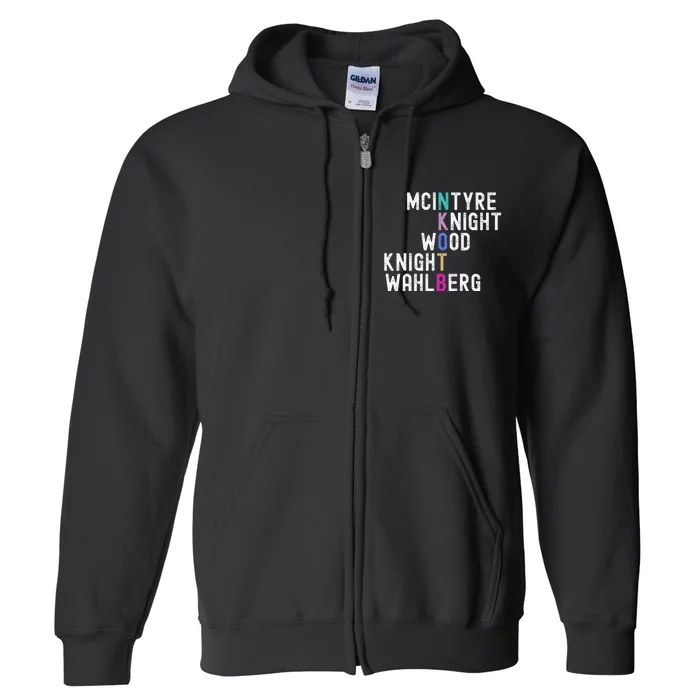 Mcintyre Knight Wood Knight Wahlberg Full Zip Hoodie