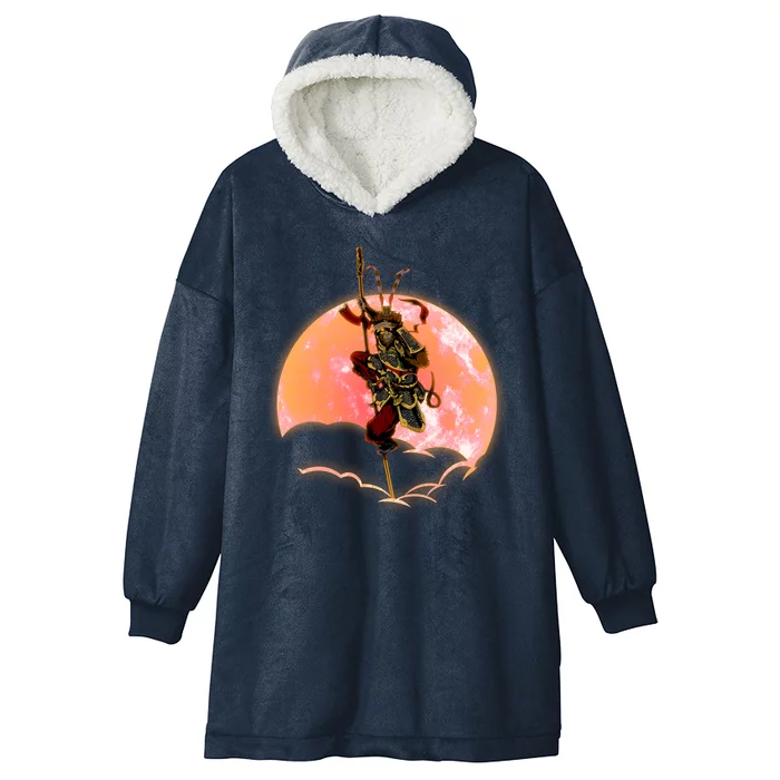 Monkey King Warrior Sun Wukong Hooded Wearable Blanket