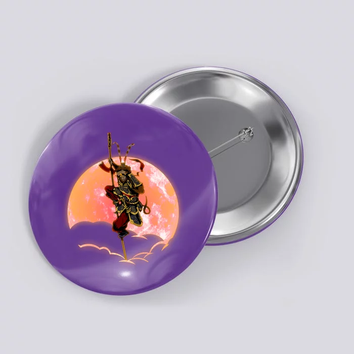 Monkey King Warrior Sun Wukong Button