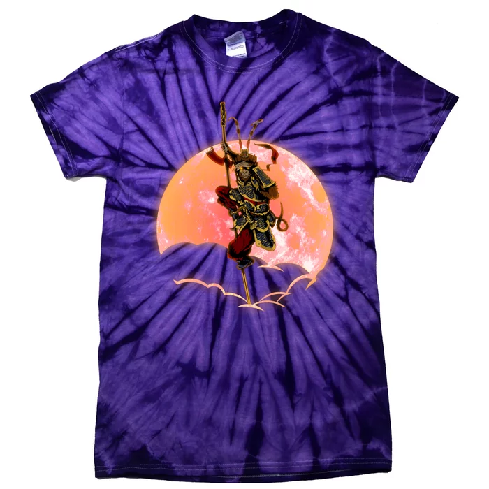 Monkey King Warrior Sun Wukong Tie-Dye T-Shirt