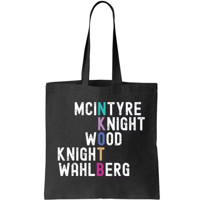 Mcintyre Knight Wood Knight Wahlberg Tote Bag