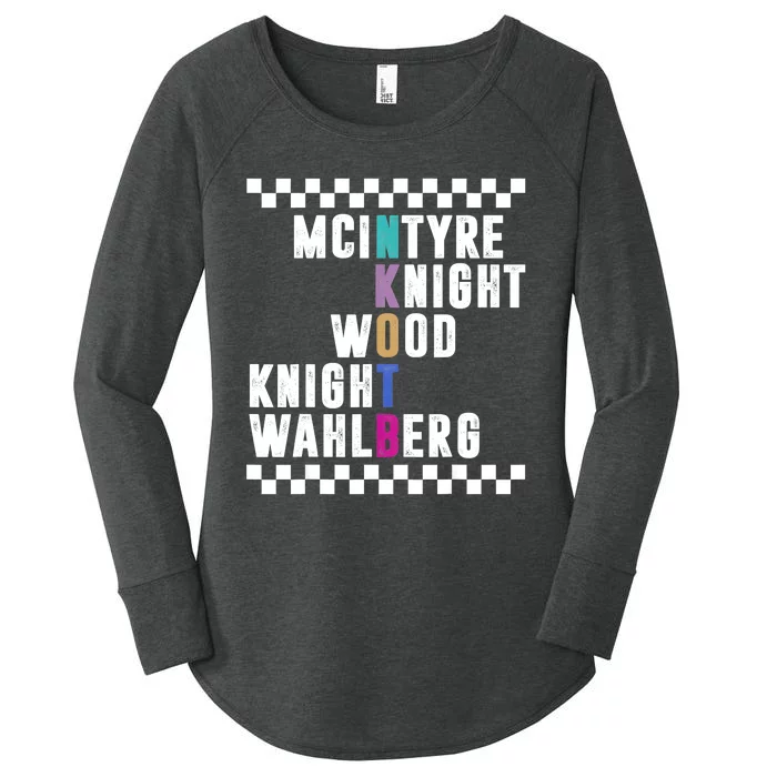 Mcintyre Knight Wood Knight Wahlberg Funny Women's Perfect Tri Tunic Long Sleeve Shirt