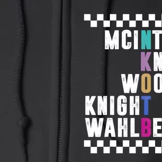 Mcintyre Knight Wood Knight Wahlberg Funny Full Zip Hoodie