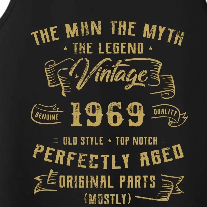 Myth Legend 1969 Birthday Gift For 53 Performance Tank