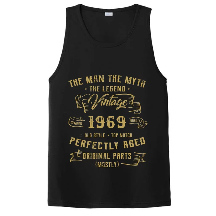 Myth Legend 1969 Birthday Gift For 53 Performance Tank