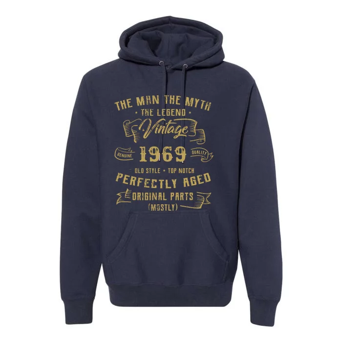 Myth Legend 1969 Birthday Gift For 53 Premium Hoodie