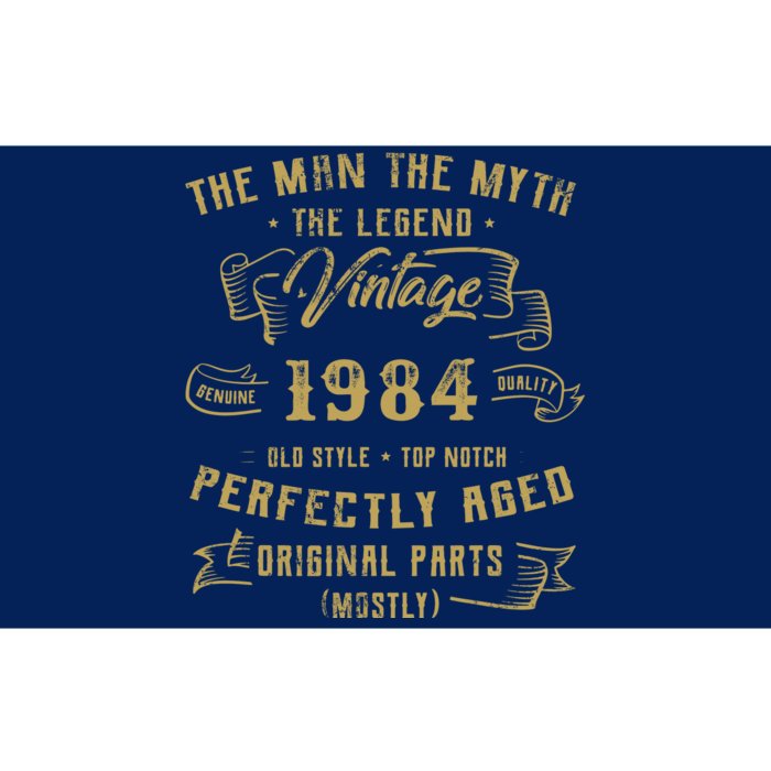 Myth Legend 1984 Birthday Gift For 38 Bumper Sticker