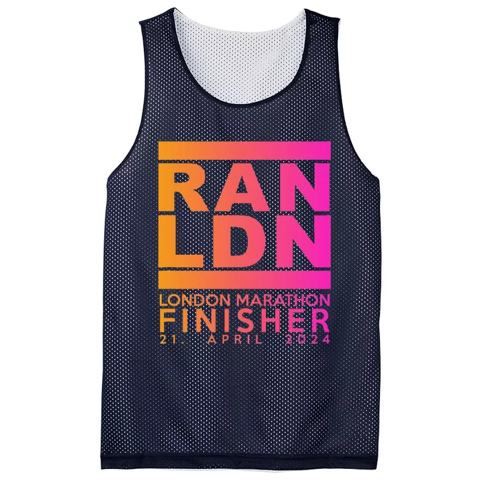 Marathon London 2024 Finisher Mesh Reversible Basketball Jersey Tank