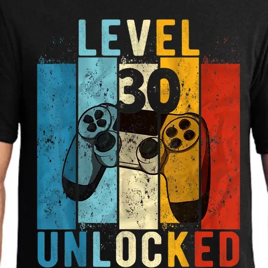 m.e.ns Level 30 Unlocked Video Gamer 30 Year Old 30th Birthday Gift Pajama Set