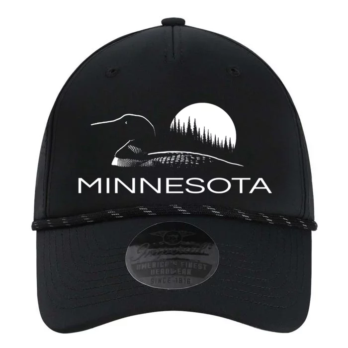 Minnesota Loon And Trees In Moonlight Gift Performance The Dyno Cap