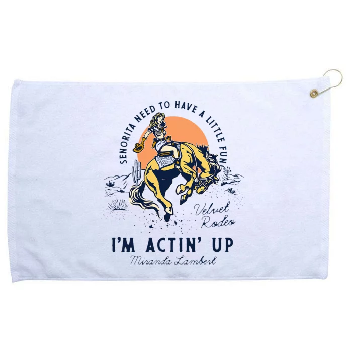 Miranda Lambert Actin Up Grommeted Golf Towel