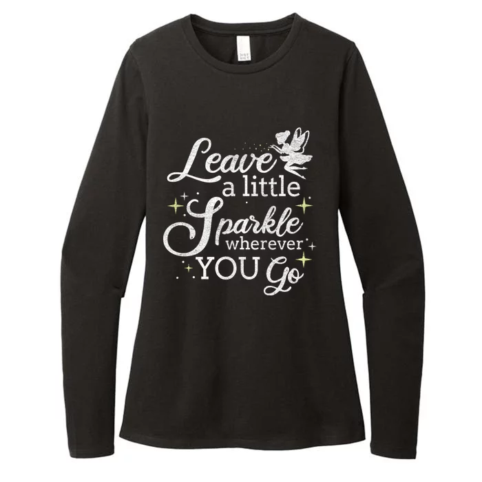 Motivational Leave A Little Sparkl Wherever You Go Womens CVC Long Sleeve Shirt