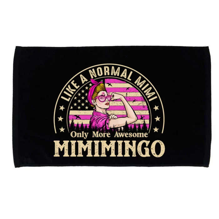 Mimimingo Like A Normal Mimi Only More Awesome Grandma Cool Gift Microfiber Hand Towel