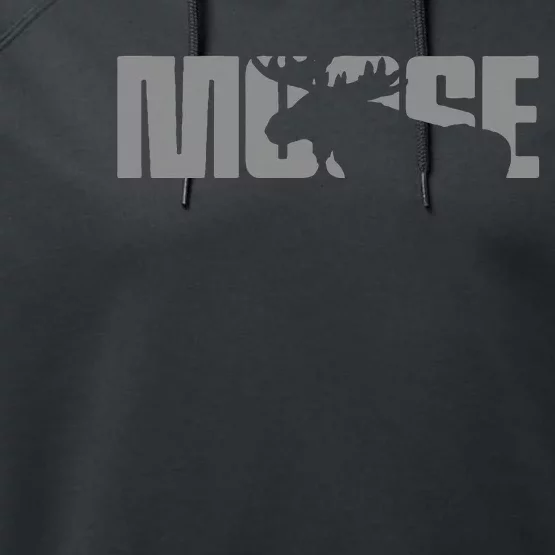 Moose Lover Apparel Moose Performance Fleece Hoodie