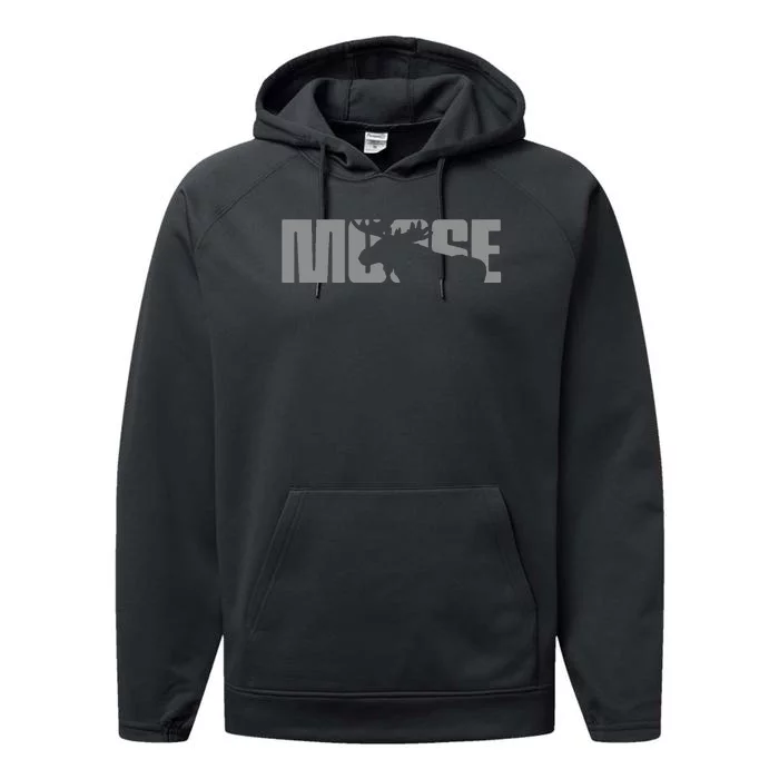 Moose Lover Apparel Moose Performance Fleece Hoodie