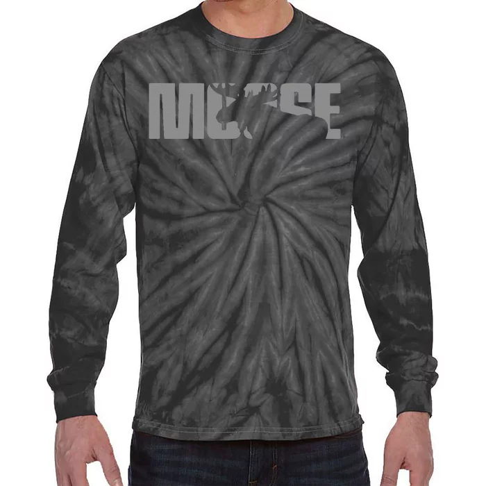 Moose Lover Apparel Moose Tie-Dye Long Sleeve Shirt