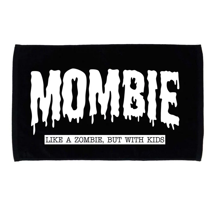 Mombie Like A Zombie But With Kids Funny Halloween Mom Microfiber Hand Towel