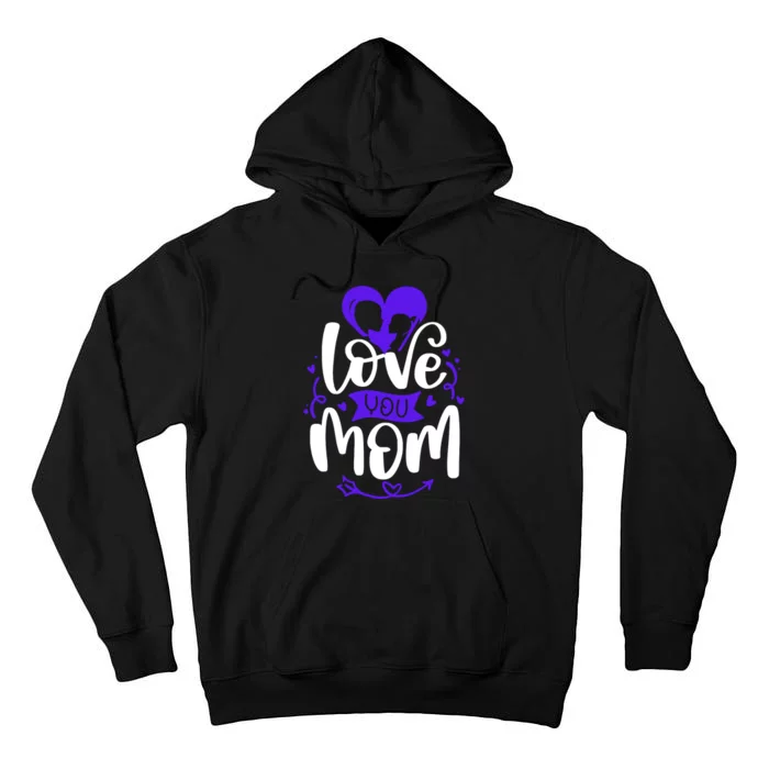 Mama Love A Perfect Match For You And Mom Tall Hoodie