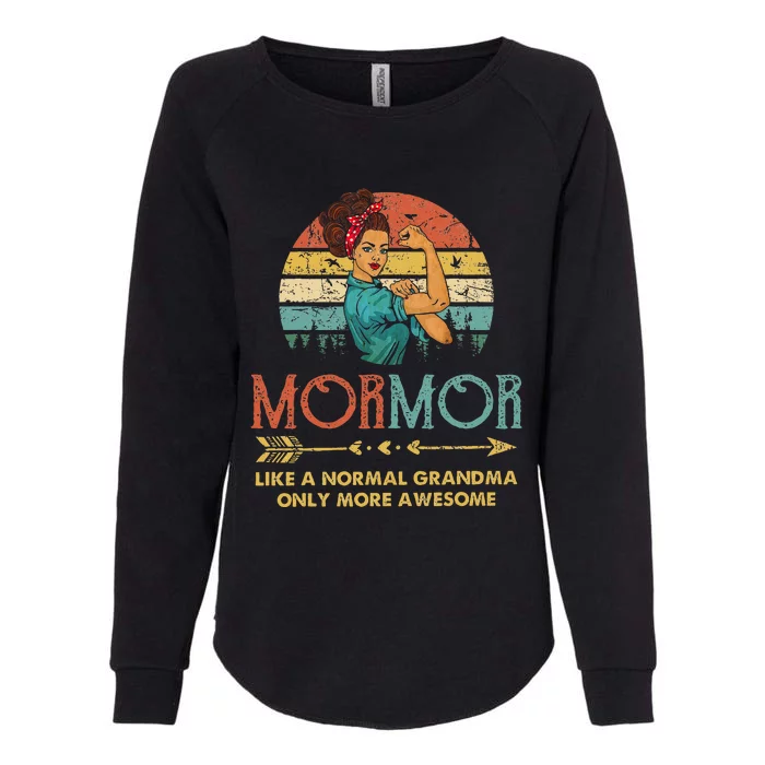 Mormor Like A Normal Grandma Only More Awesome Women Grandma Womens California Wash Sweatshirt