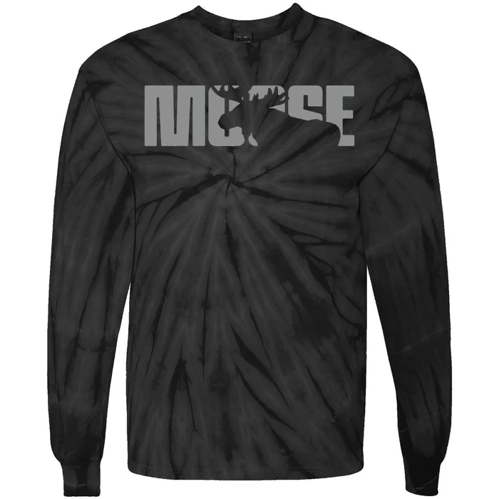 Moose Lover Apparel Moose Tie-Dye Long Sleeve Shirt