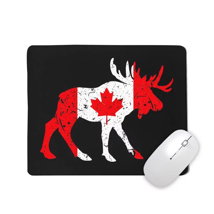 Maple Leaf Animal Canadian Flag Canada Mousepad