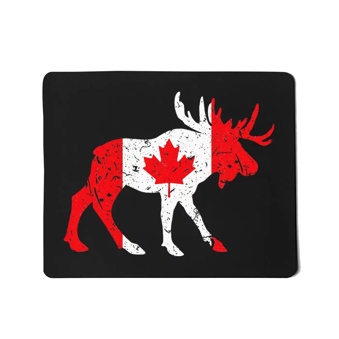 Maple Leaf Animal Canadian Flag Canada Mousepad