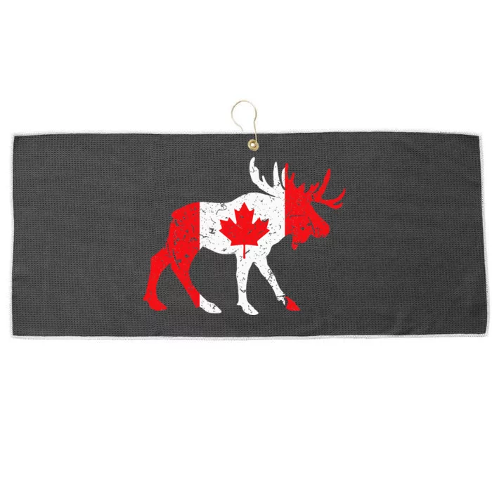 Maple Leaf Animal Canadian Flag Canada Large Microfiber Waffle Golf Towel