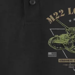 M22 Locust Airborne Light Tank Dry Zone Grid Performance Polo