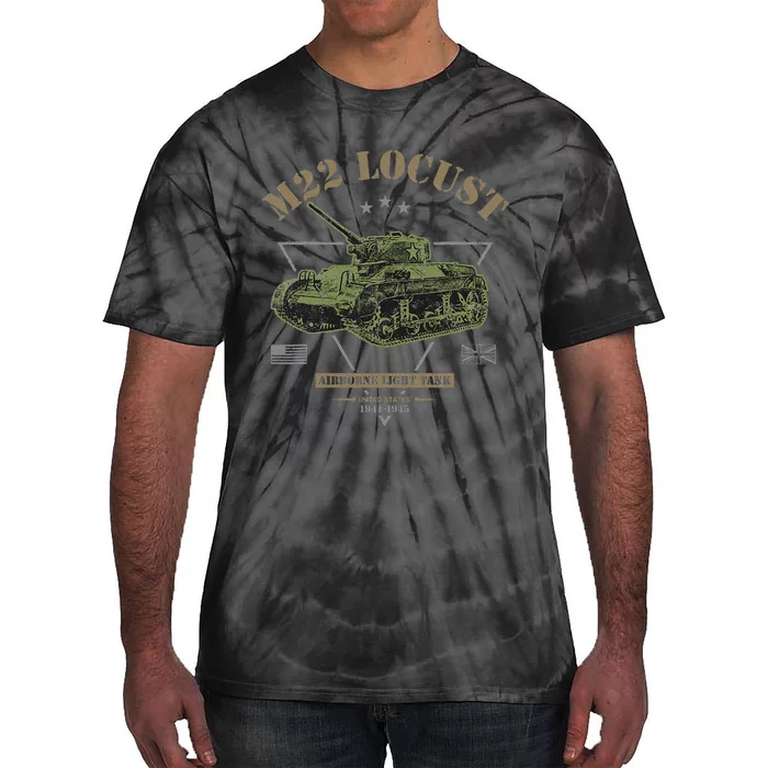 M22 Locust Airborne Light Tank Tie-Dye T-Shirt