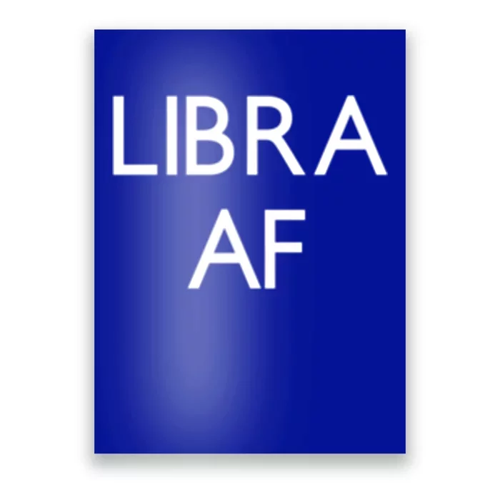 Minimalist Libra Af Gift Astrology Sept October Birthday Gift Poster