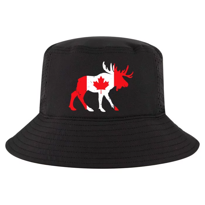 Maple Leaf Animal Canadian Flag Canada Cool Comfort Performance Bucket Hat