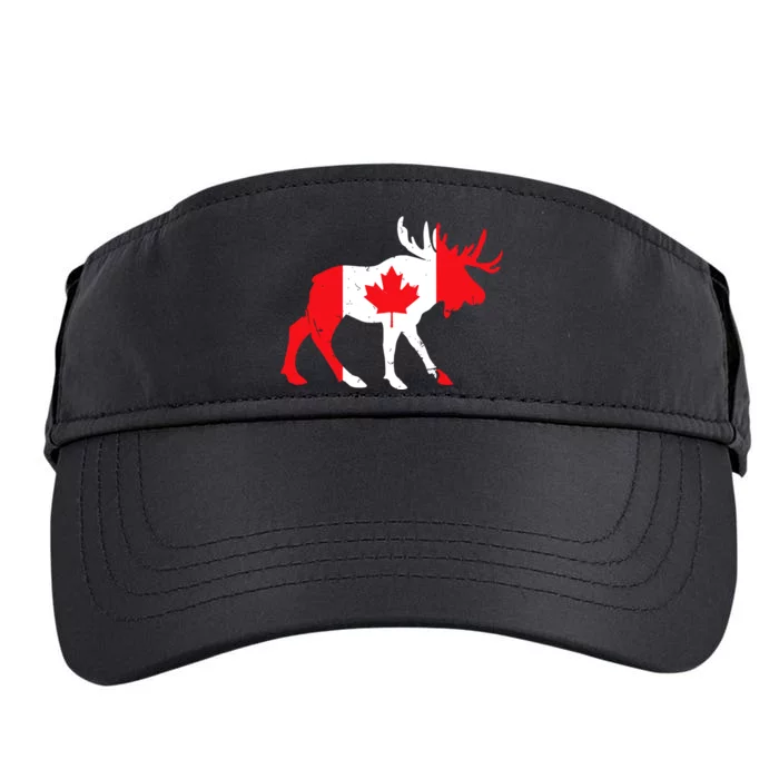 Maple Leaf Animal Canadian Flag Canada Adult Drive Performance Visor