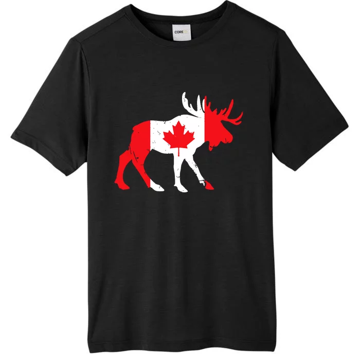 Maple Leaf Animal Canadian Flag Canada ChromaSoft Performance T-Shirt