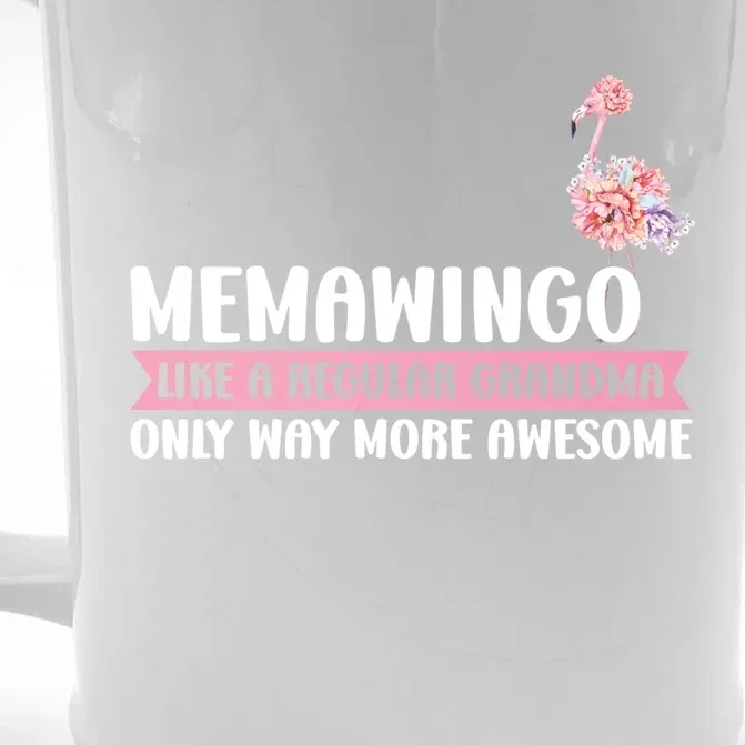 Memawingo Like A Grandma Only Memaw Gift Front & Back Beer Stein