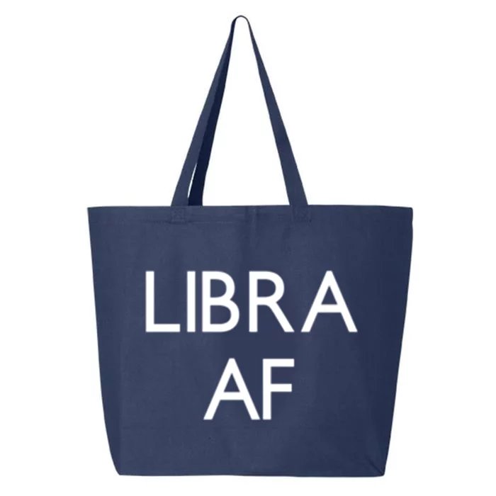 Minimalist Libra Af Gift Astrology Sept October Birthday Gift 25L Jumbo Tote