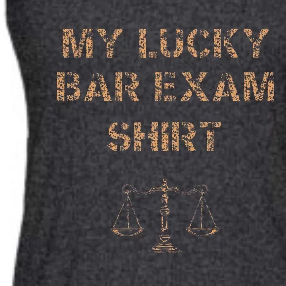 My Lucky Bar Exam 2024 Funny Law School Grad Cool Ladies Essential Flowy Tank