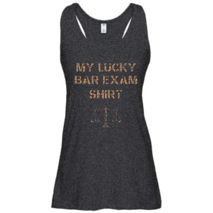 My Lucky Bar Exam 2024 Funny Law School Grad Cool Ladies Essential Flowy Tank