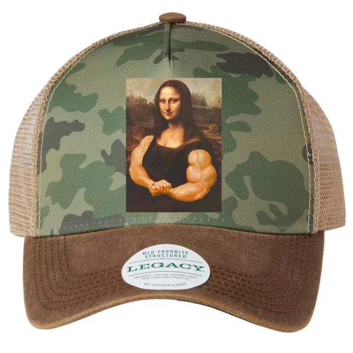 Mona Lisa Bodybuilding Muscle Gym Workout Outfits Legacy Tie Dye Trucker Hat