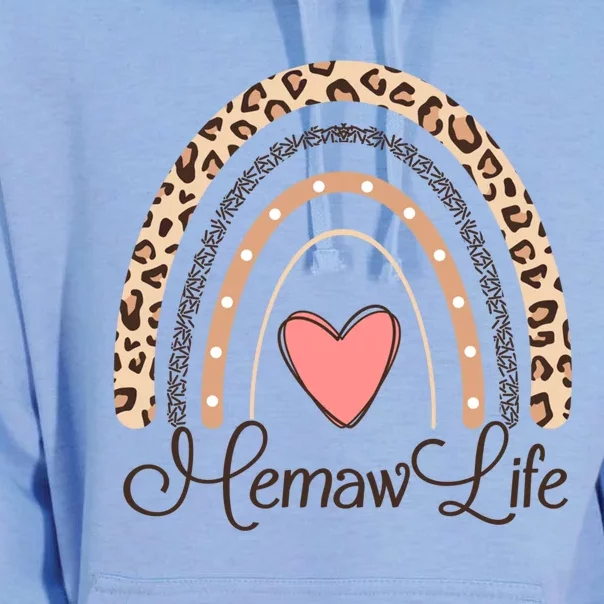 Memaw Life Boho Rainbow Funny Memaw Gift Unisex Surf Hoodie