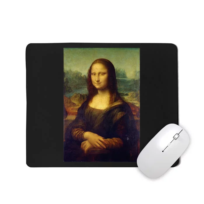 Mona Lisa By Leonardo Da Vinci Mousepad