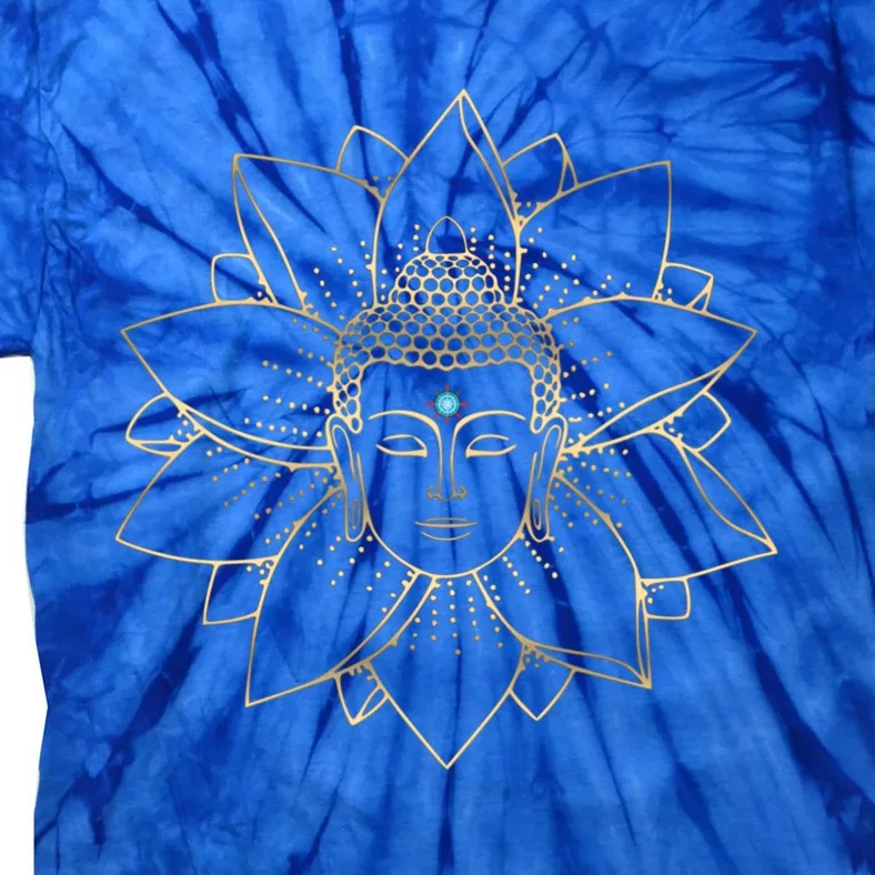 Meditation Lotus Buddha Gift Namaste Meditations Yoga Funny Gift Tie-Dye T-Shirt