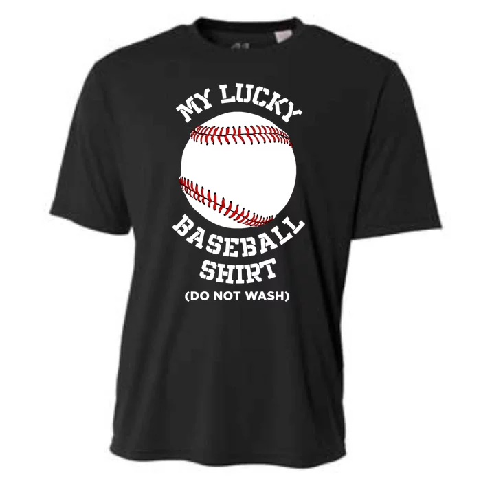 My Lucky Baseball Gift Funny Sport Baseball Lover Gift Cooling Performance Crew T-Shirt