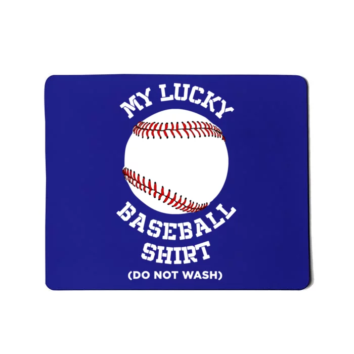 My Lucky Baseball Gift Funny Sport Baseball Lover Gift Mousepad