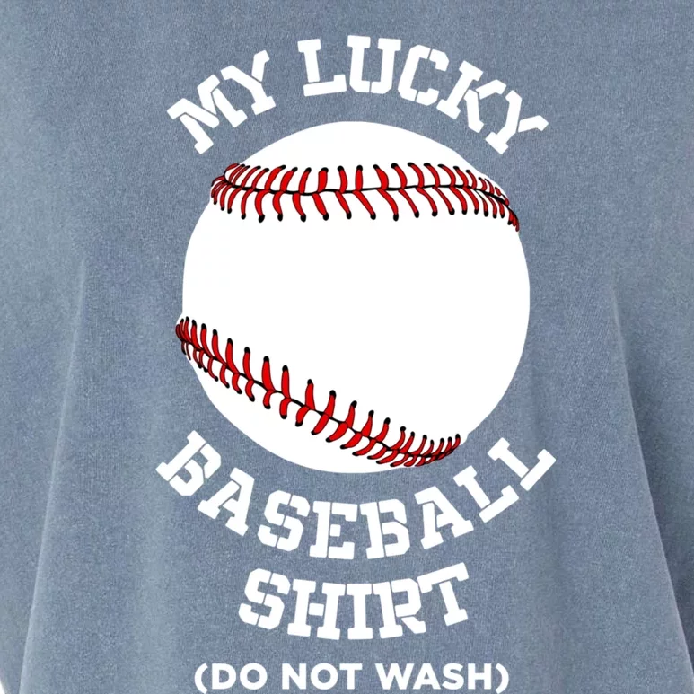 My Lucky Baseball Gift Funny Sport Baseball Lover Gift Garment-Dyed Women's Muscle Tee